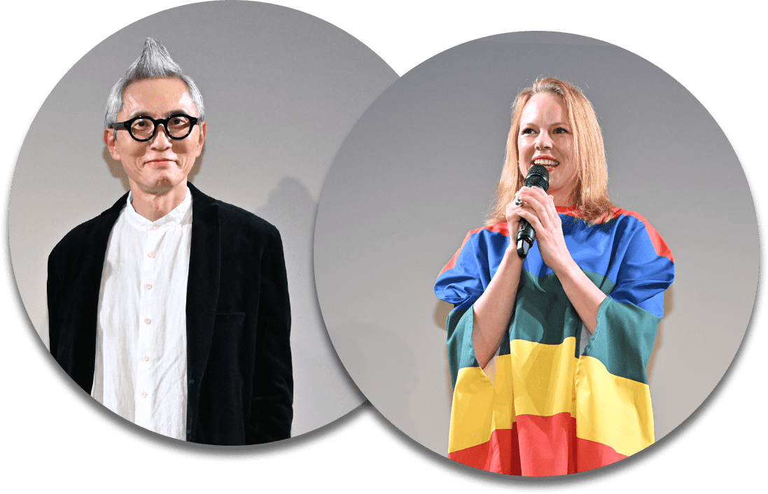 アルマ・ポウスティさん、松重豊さん